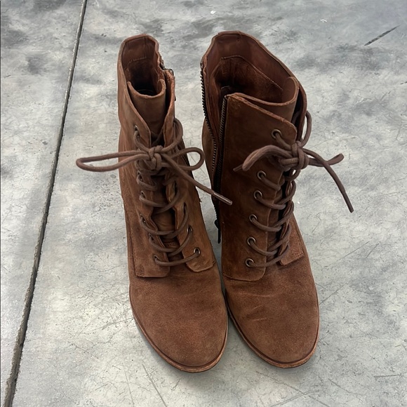 Kork-Ease Elfa Suede Granny Ankle Boot Witchy Sz 8 Steampunk Witchy Cottagecore - Picture 13 of 13